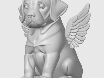 Angel Puppy with Wings