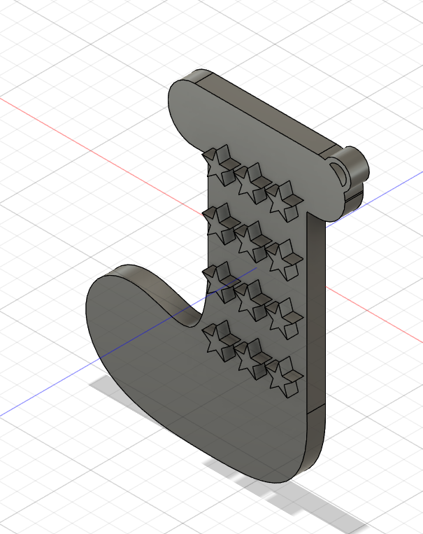 christmas stocking keychain