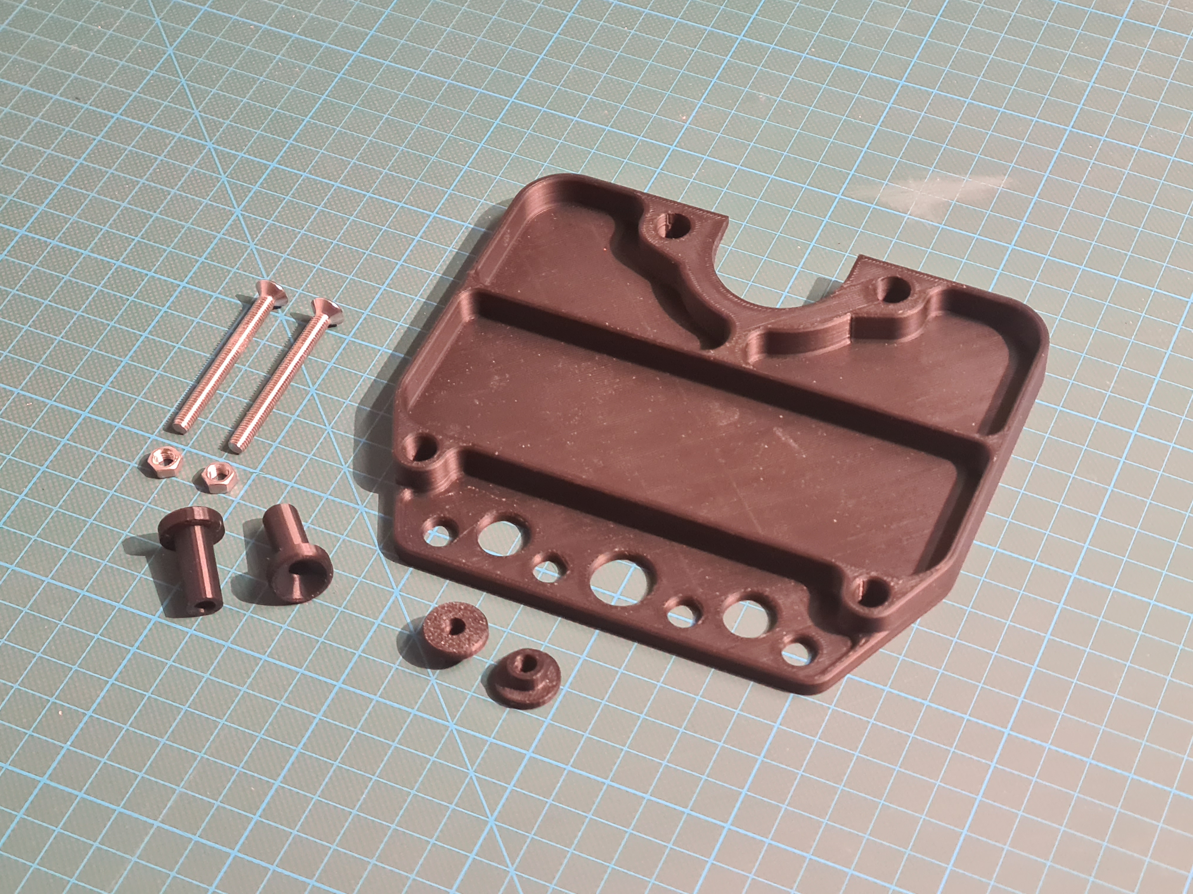 Park Tool PCS-10, M5 mounting sleeves for tray 3D model