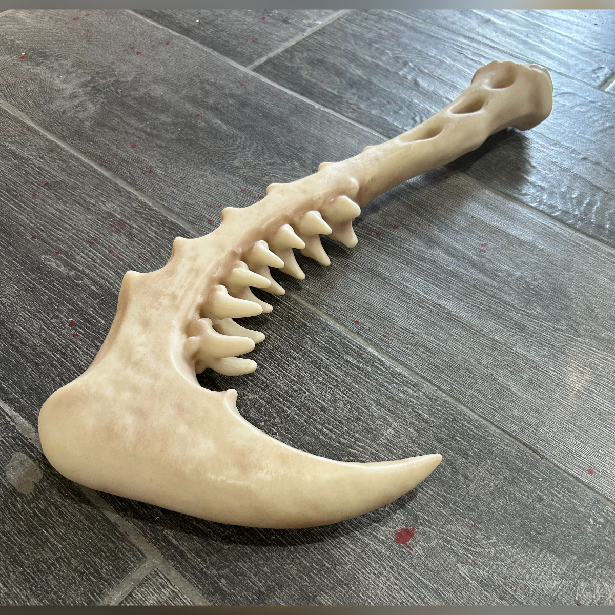 Tribal Bone Jaw Hook Barbarian Cosplay Prop