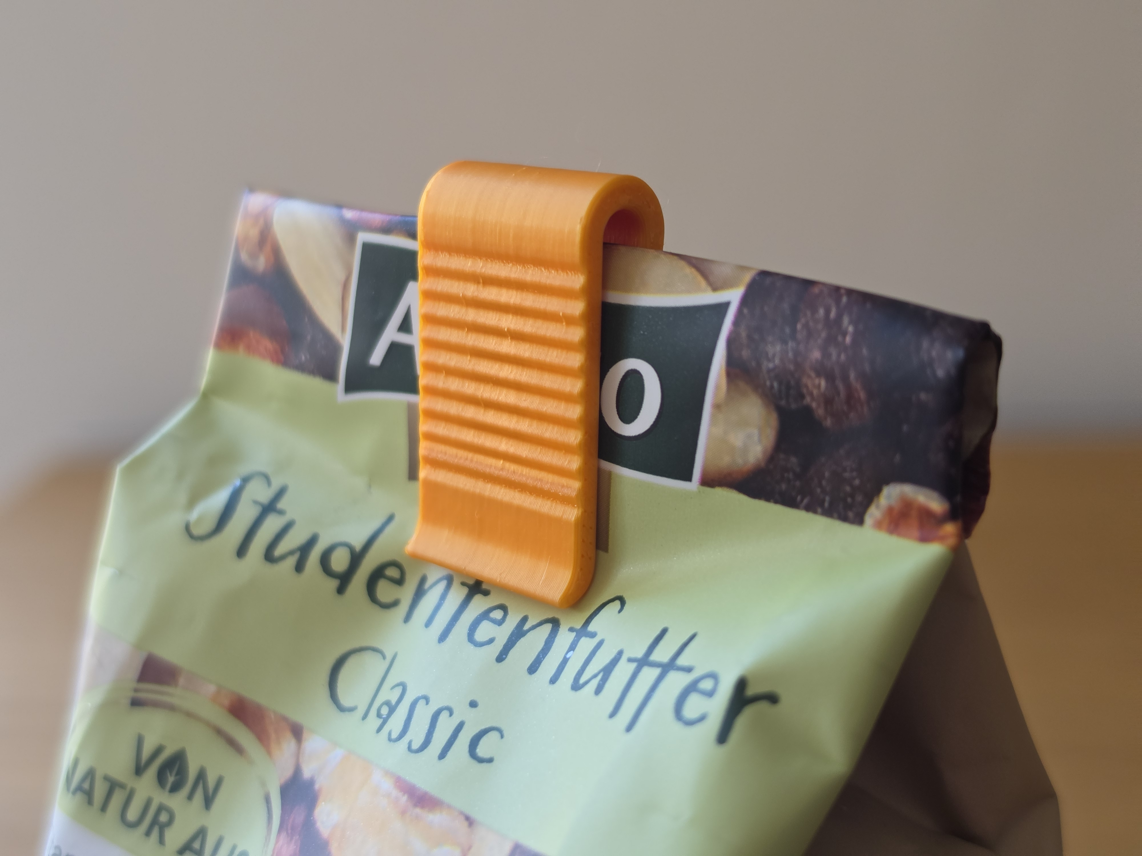 Minimalistischer Beutelclipp v3 Beutelklammer