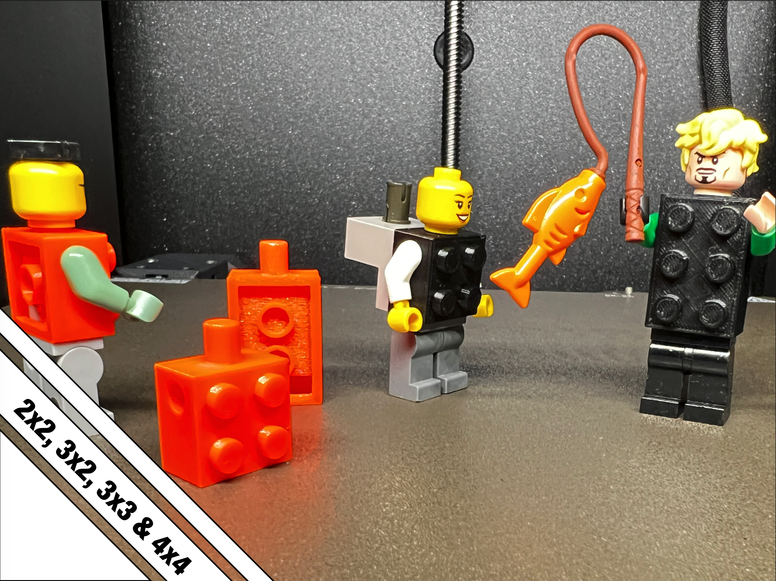 Lego mini figure brick body