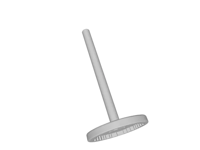 Minimalist Steady-Base Paper Towel Holder – Functional 3D Printable Kitchen Organizer