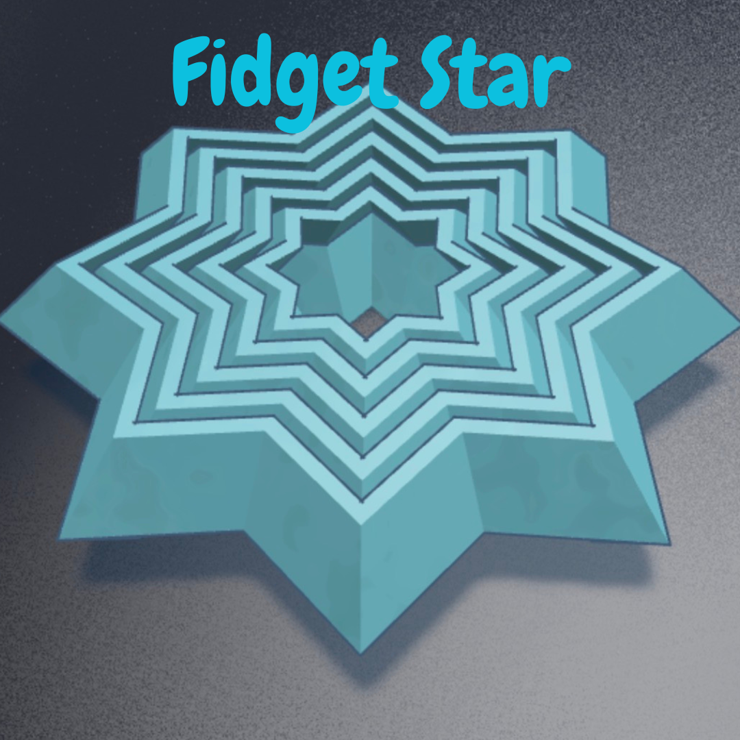 Portable Fidget Star 3D model