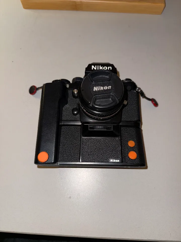 Nikon F3 MD-4 Motor Drive Terminal Cap Covers by notyahc67