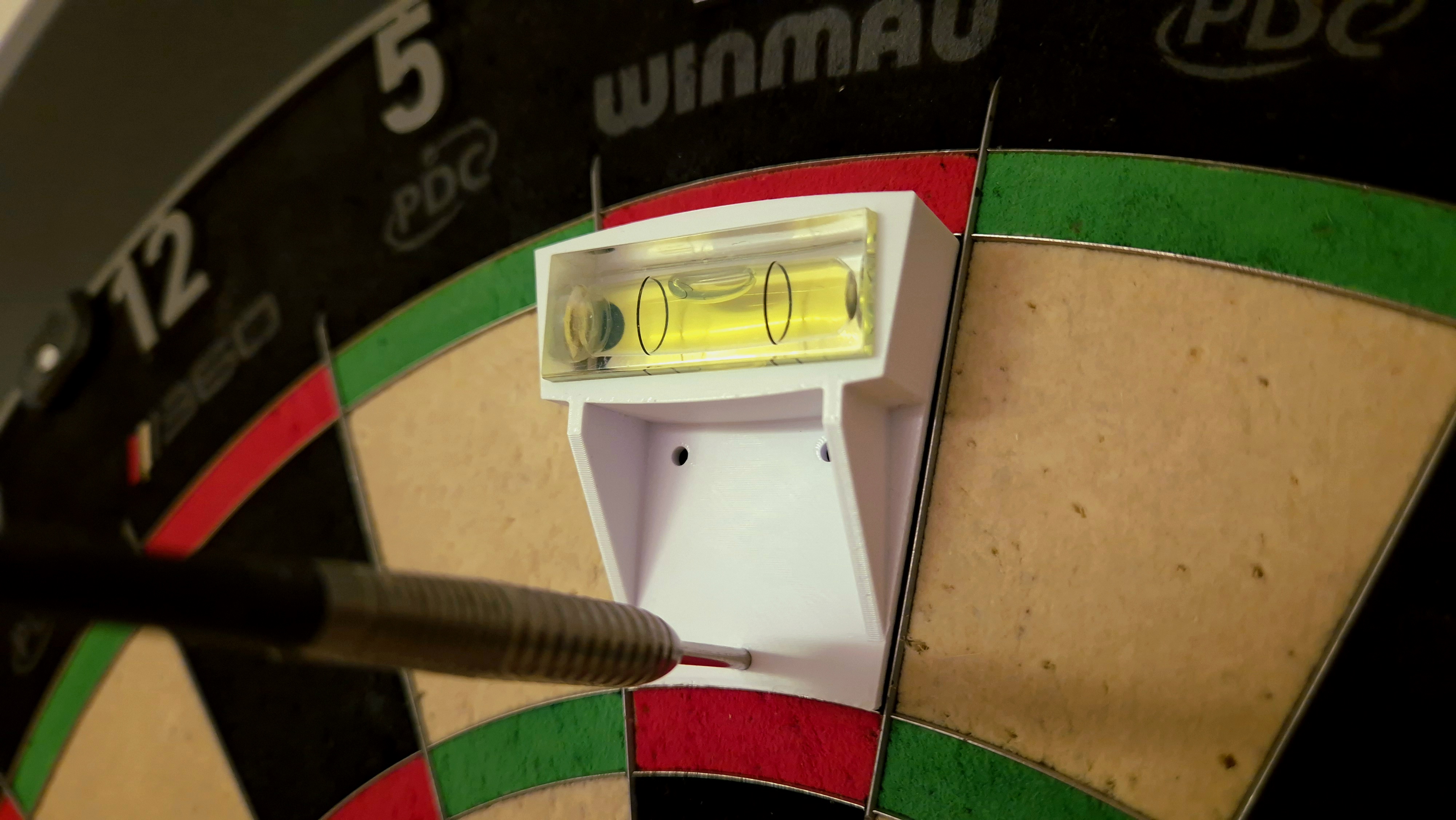 Miniatura 2 do modelo 3D Dartboard Level