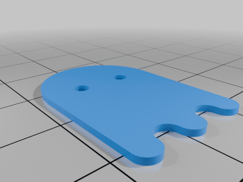 Simple Ghost Emblem [OpenSCAD]