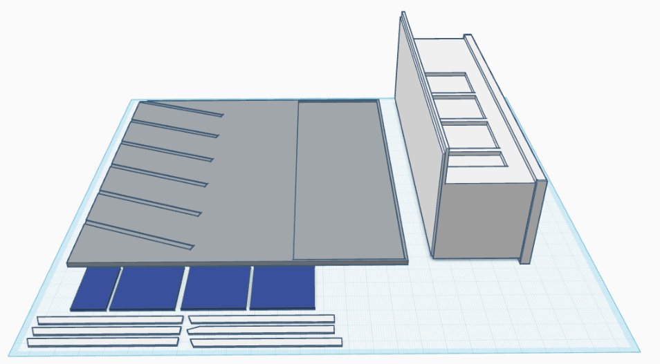 Parking lot for my Print-in-Place Cars