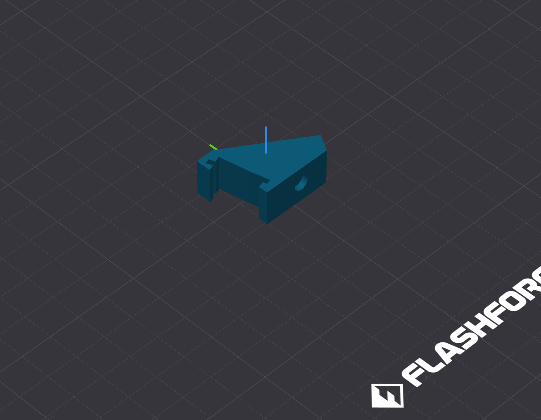 Circle magnets, two options for angle of light