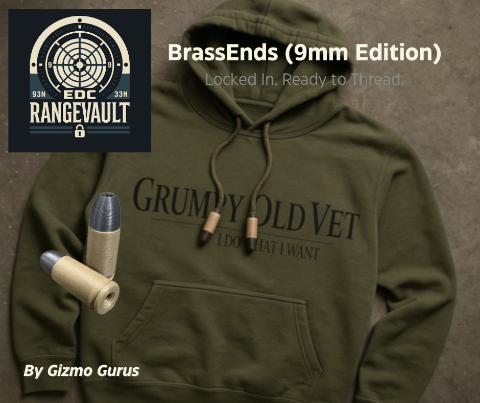 BrassEnds (9mm Edition) | Bullet-Style Beads