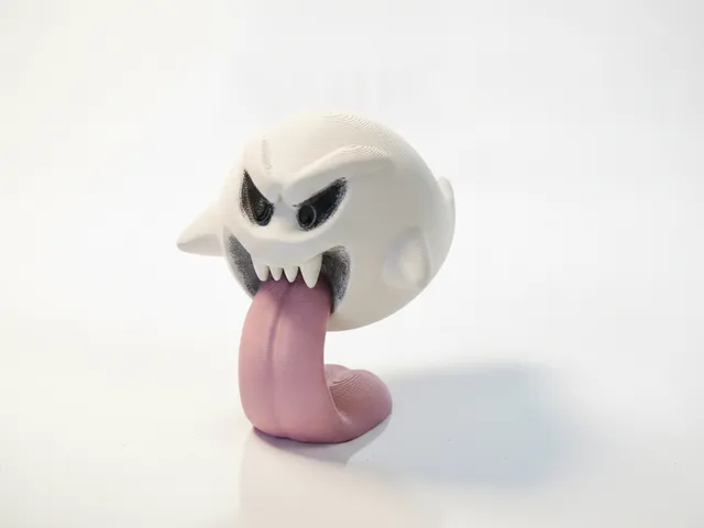 Ghost With Tongue Out Figurine Spooky 3D Printable