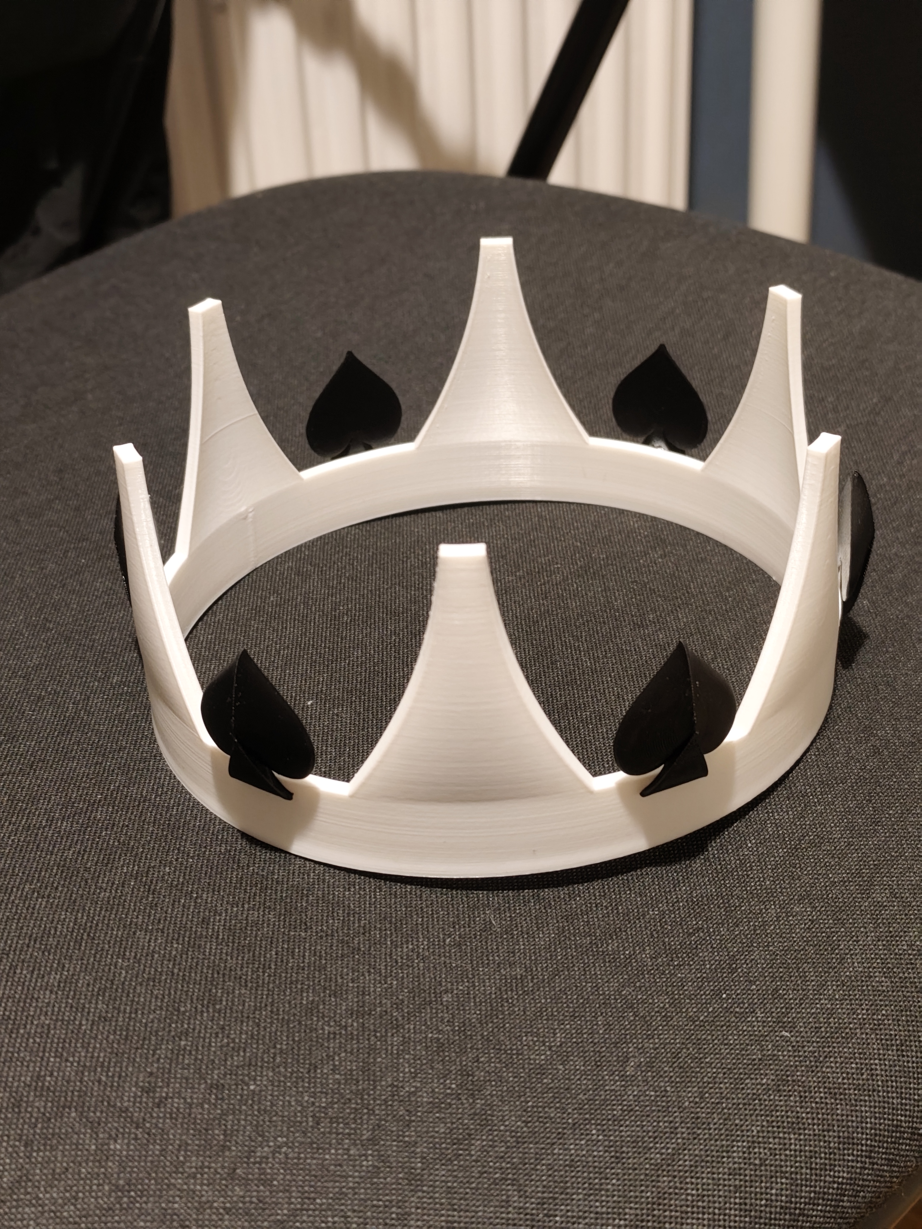 Basic crown (spades separate)