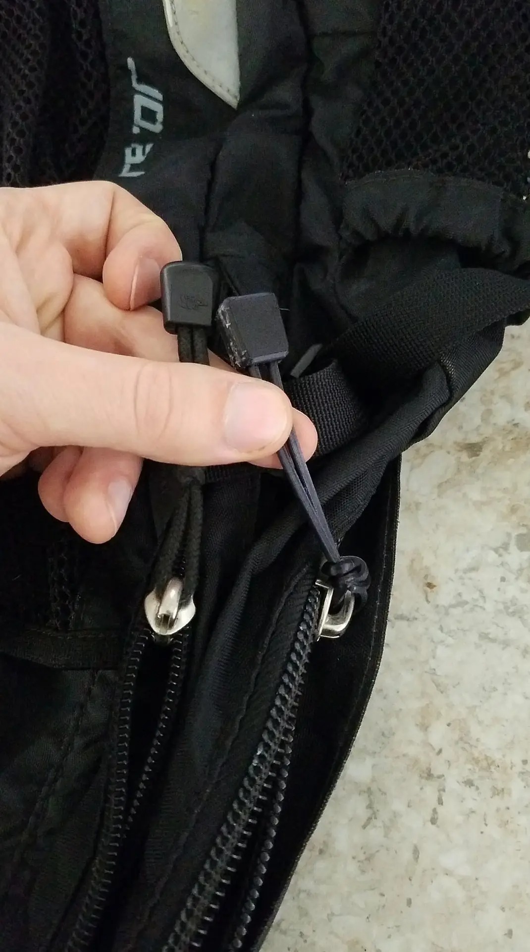 Zipper Pull String 3D model