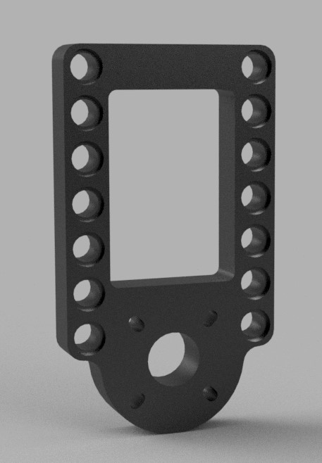 LEGO technic 27mm outrunner mount