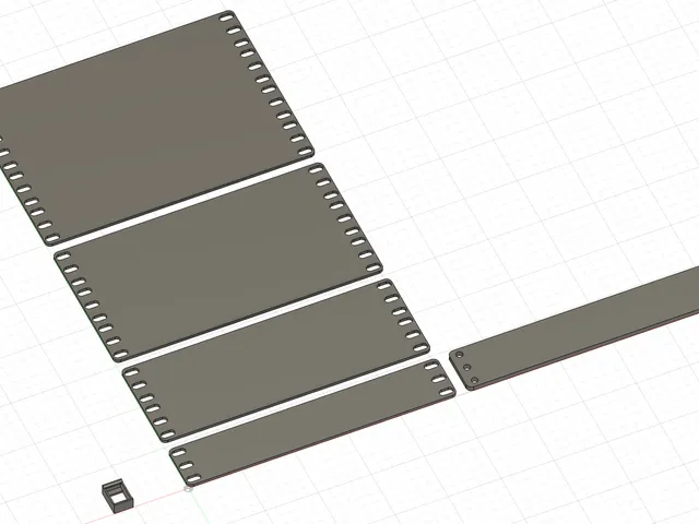 Mini-Rack Mount Templates