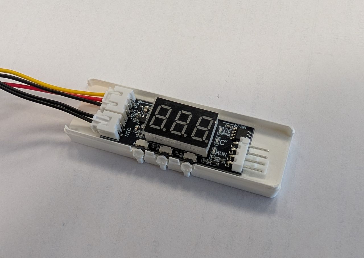 Case Housing for PWM Fan Speed Controller Digital display Modul
