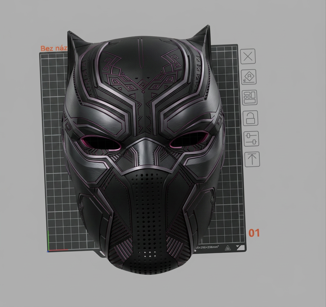 Black Panther Mask fow wearing