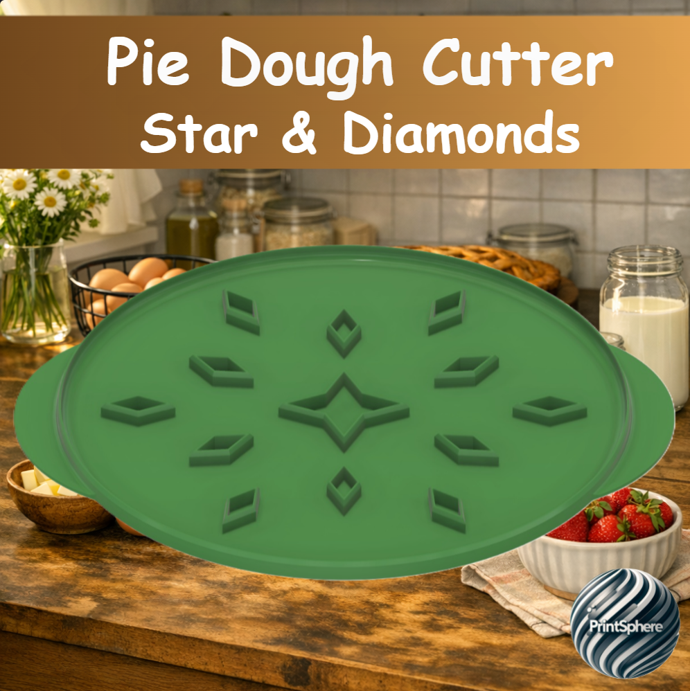 Baking - Pie Cutter - Star & Diamonds