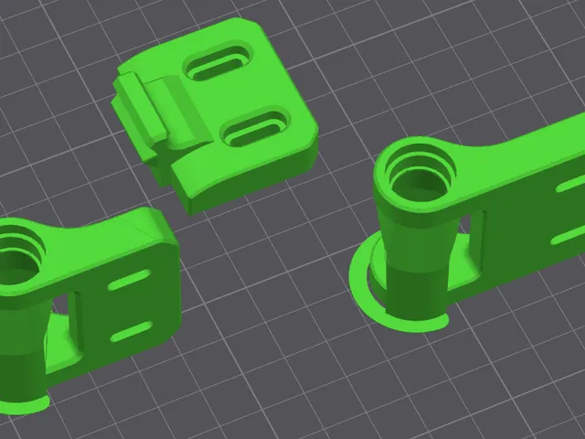 Ender 3 NG v1.2 enclosure hinges modified for 6mm panels