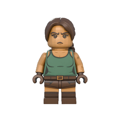 Lego Lara Croft Minifigure - Tomb Raider