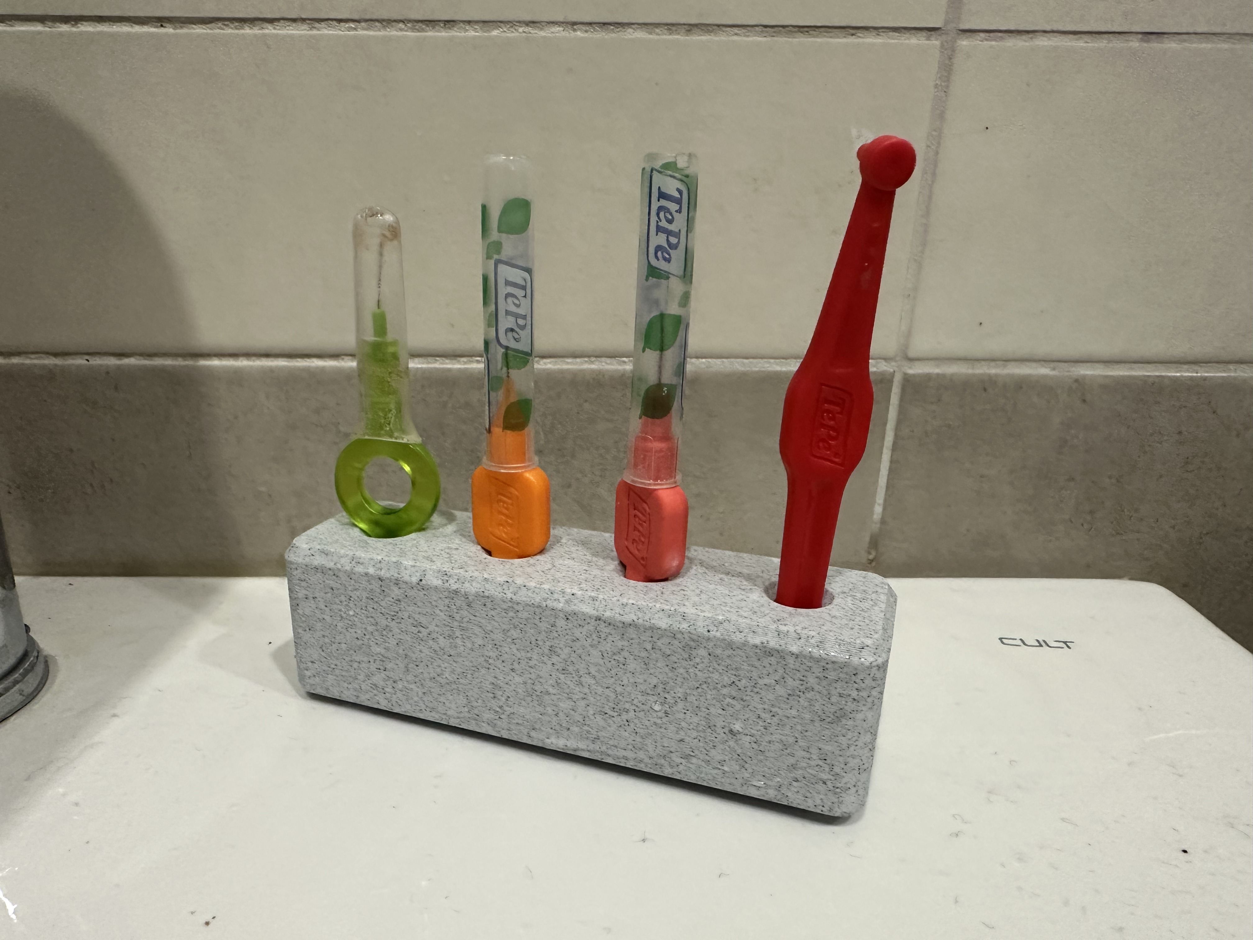 Interdental brush holder