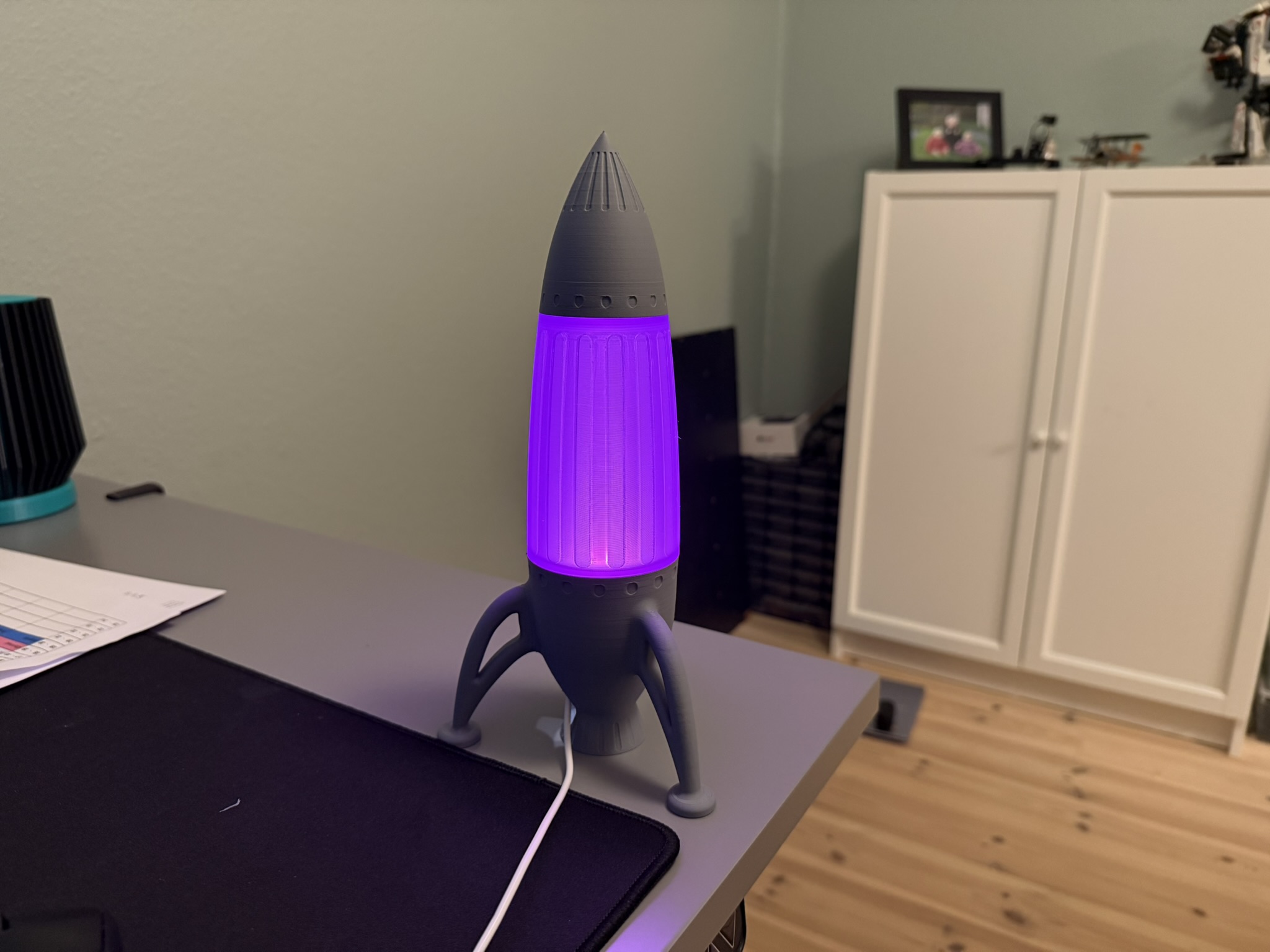 Rocket LED Lamp