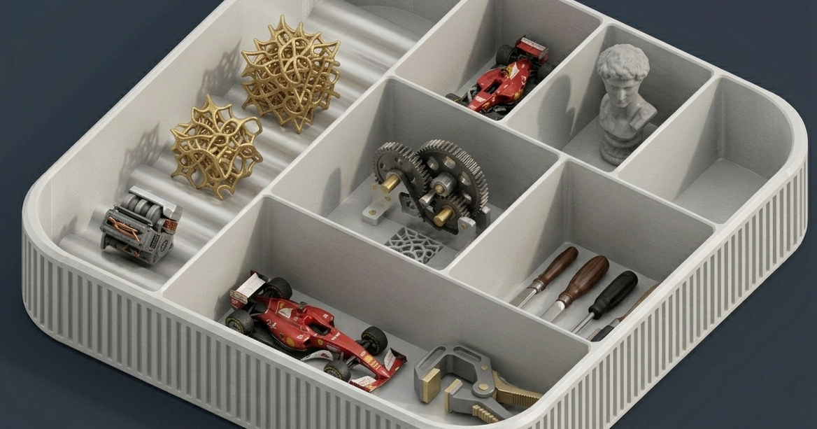 BUILD TRAY ORGANIZER by arslan | Download free STL model | Printables.com