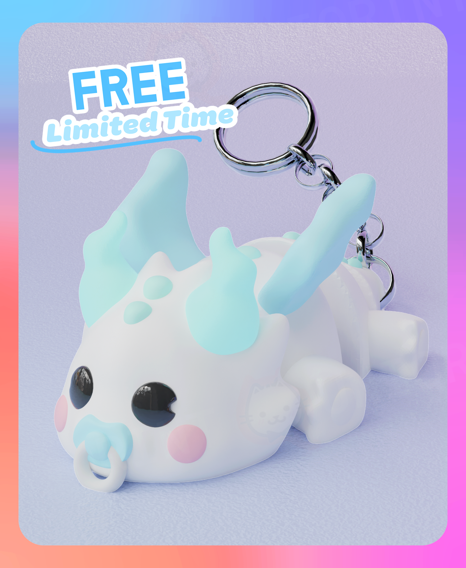 Flexi Baby Ghost Dragon (Single Color)