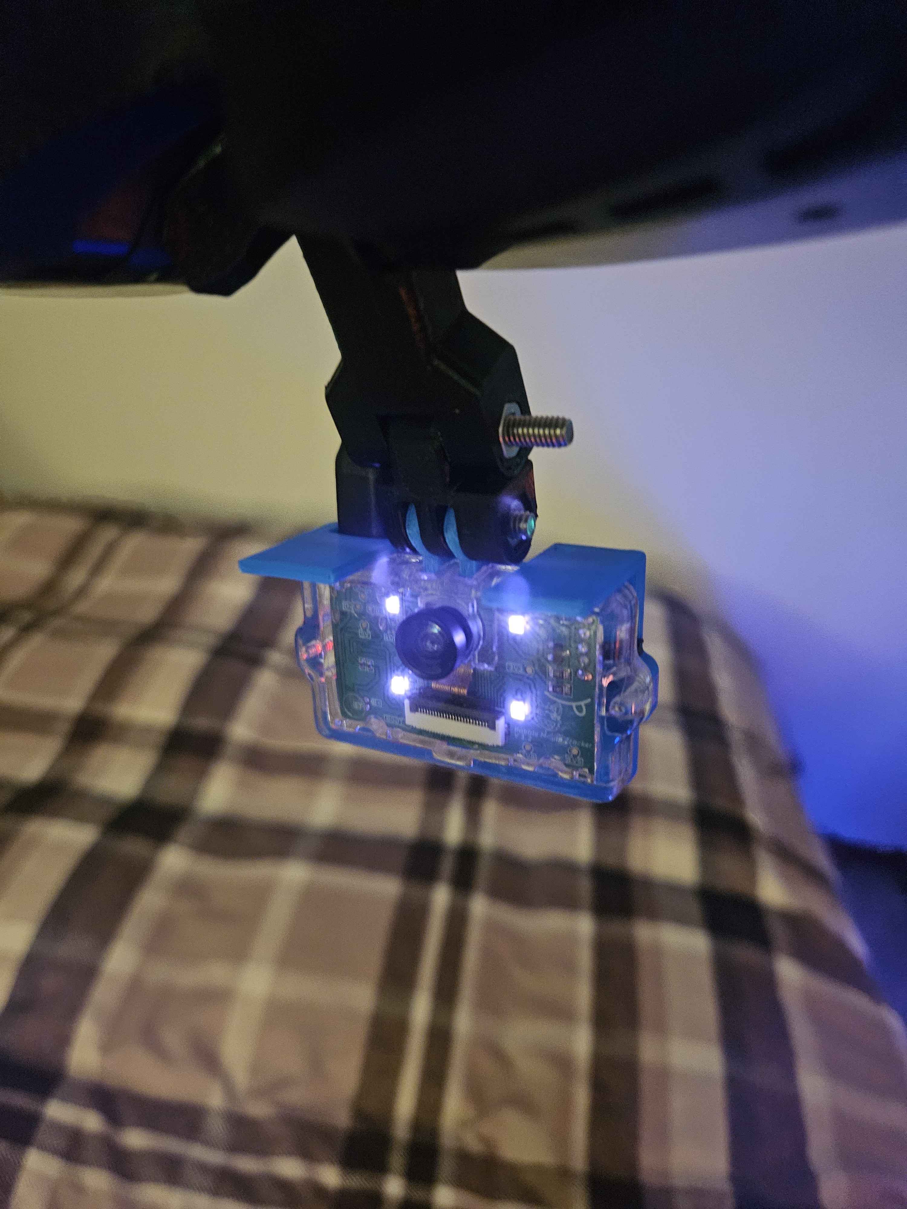 Babble Face Tracker Case w/ IR LED Shields 3D model