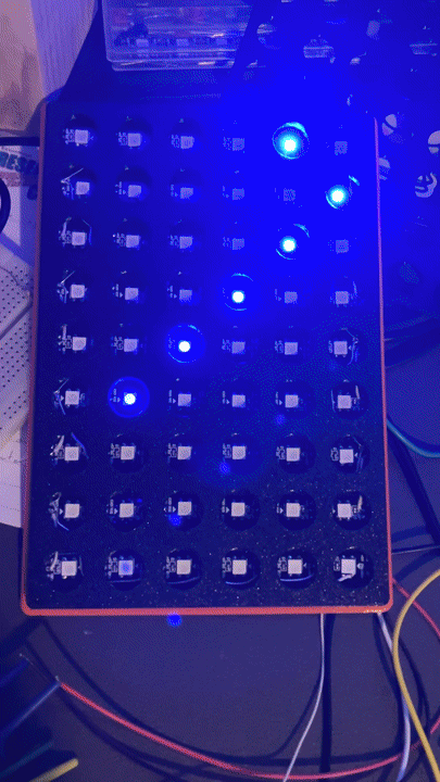 LED matrix for Cooler Master Qube 540 case