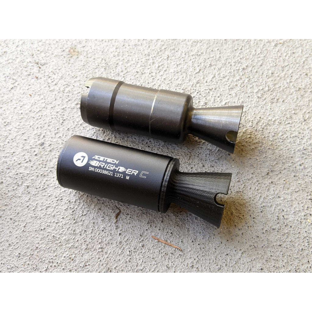 AK Booster style cap for Acetech Brighter C Tracer Unit (Airsoft)