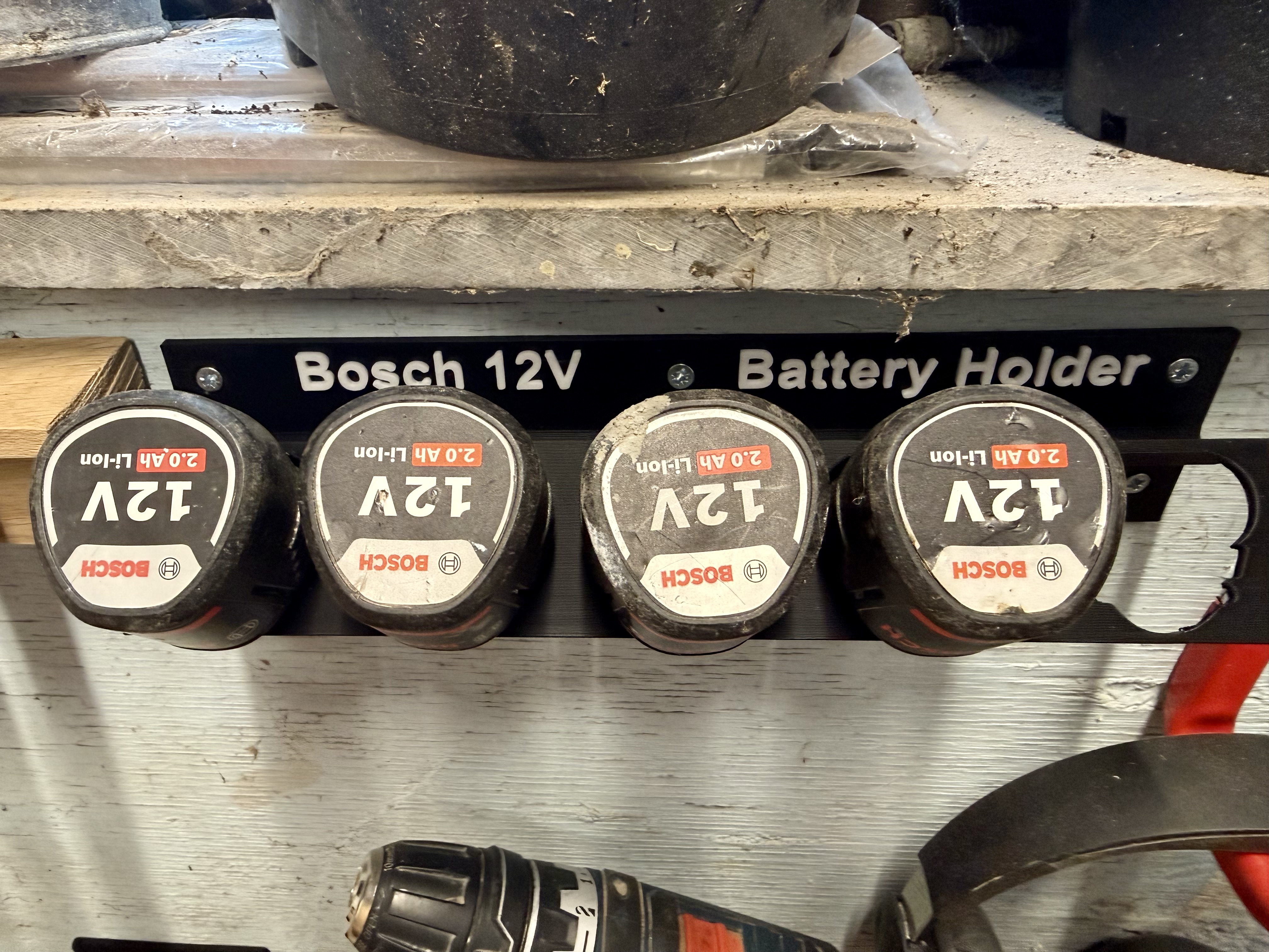 Support de batterie Bosch 12V - Sans support