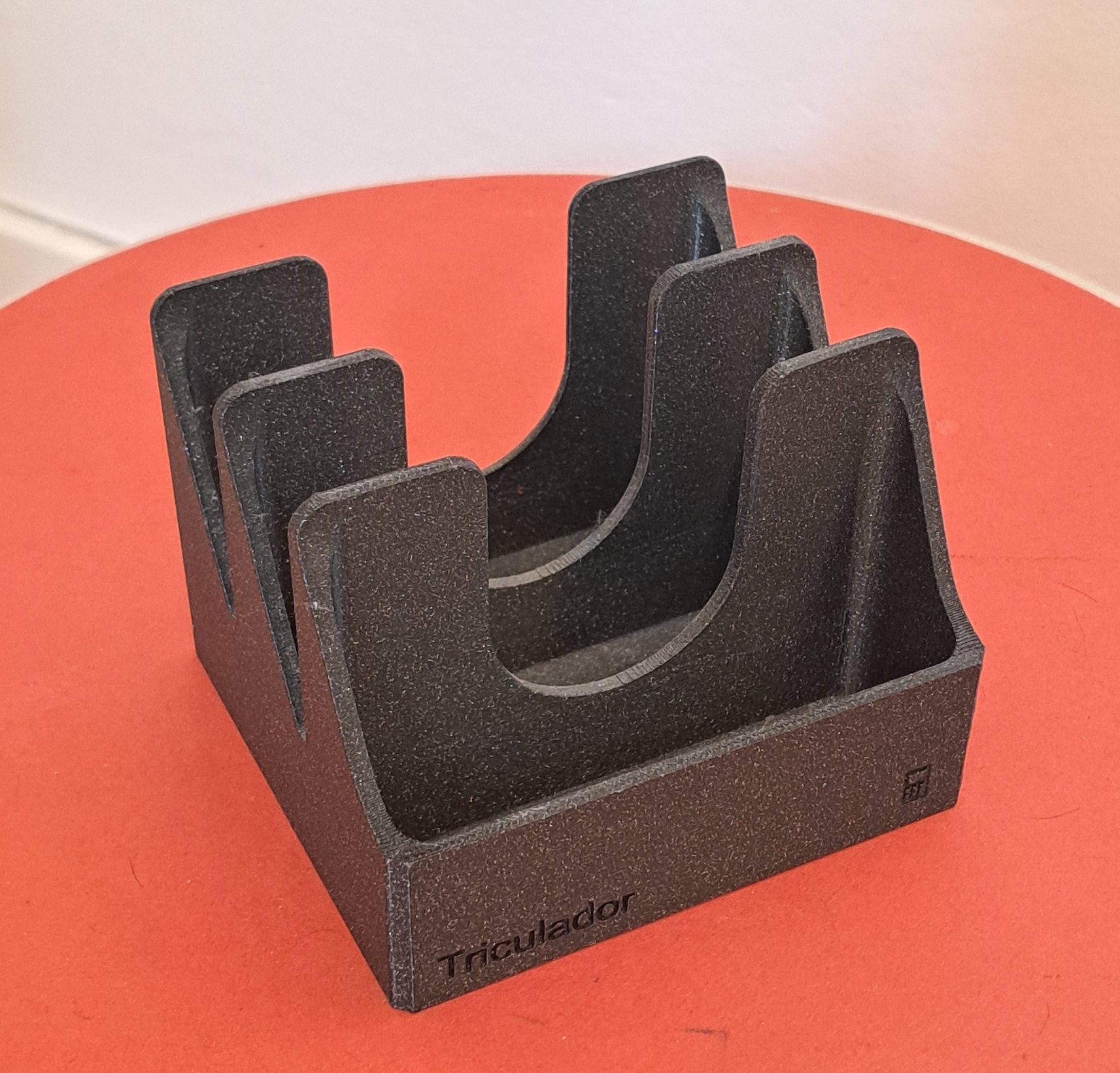 Triculator! Compact Holders for 1, 2, or 3 Calculators