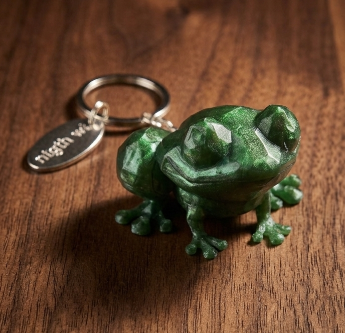 Cute Frog Keychain – Remix Version