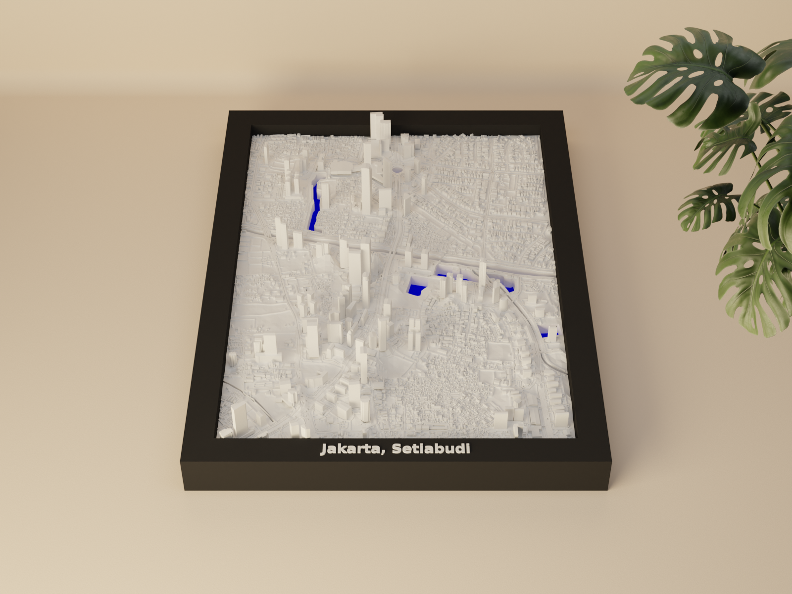 Jakarta, Setiabudi, Indonesia - 3D Miniature