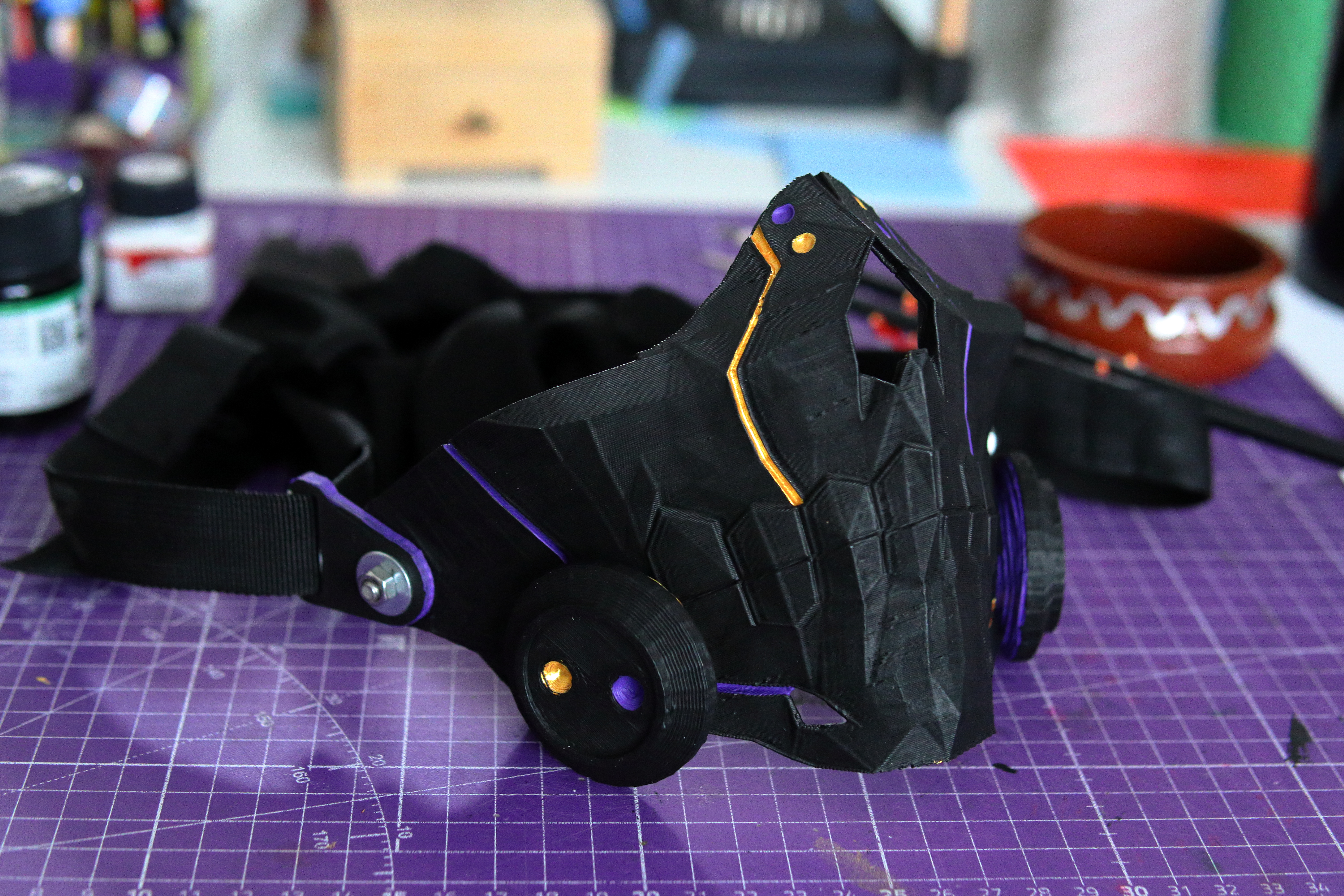 Miniatura 2 do modelo 3D Strap & Filter changes (DeathGun Mask)