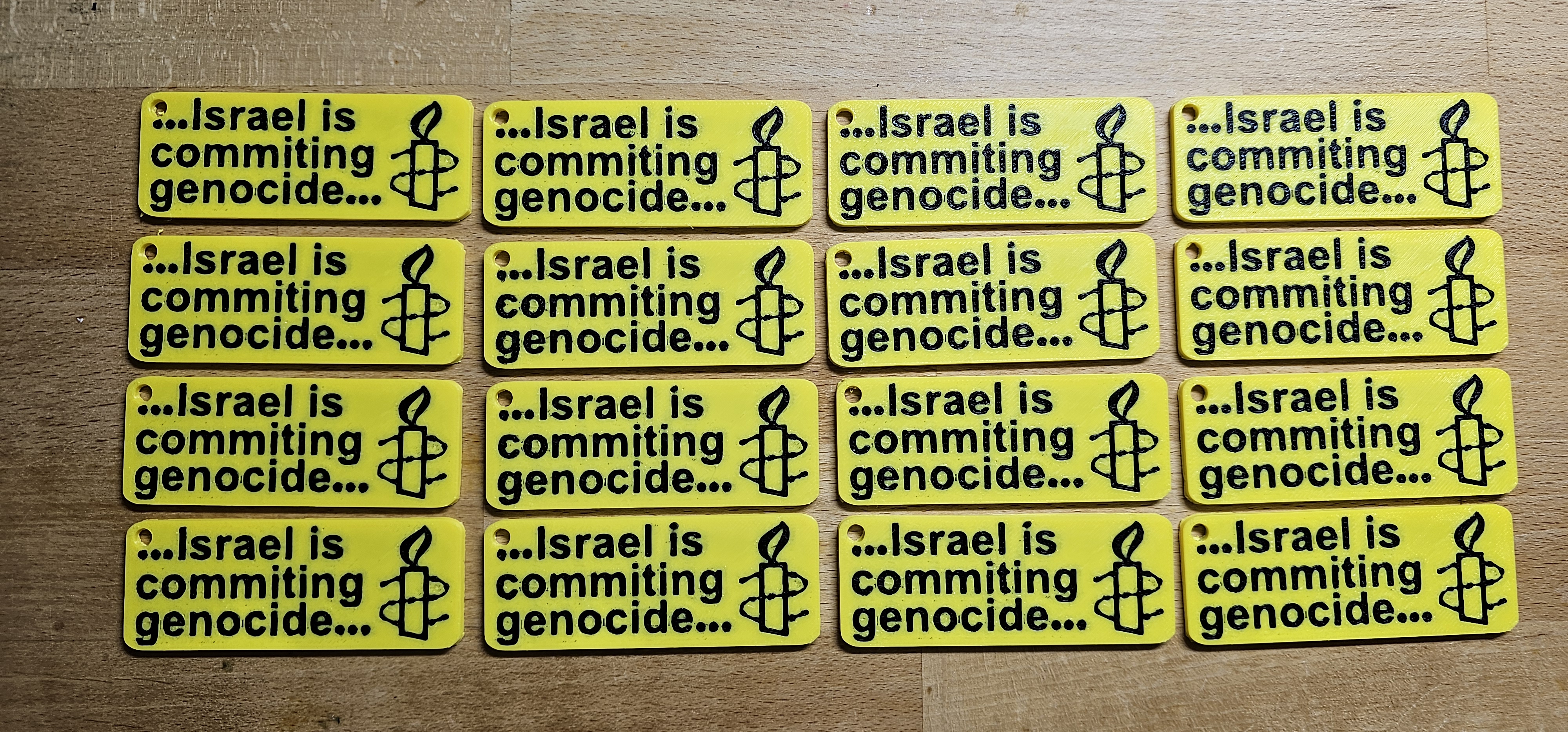 "**rael is commiting genocide"