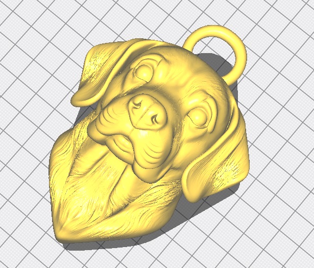 Miniatura 3 do modelo 3D Beagle keychain