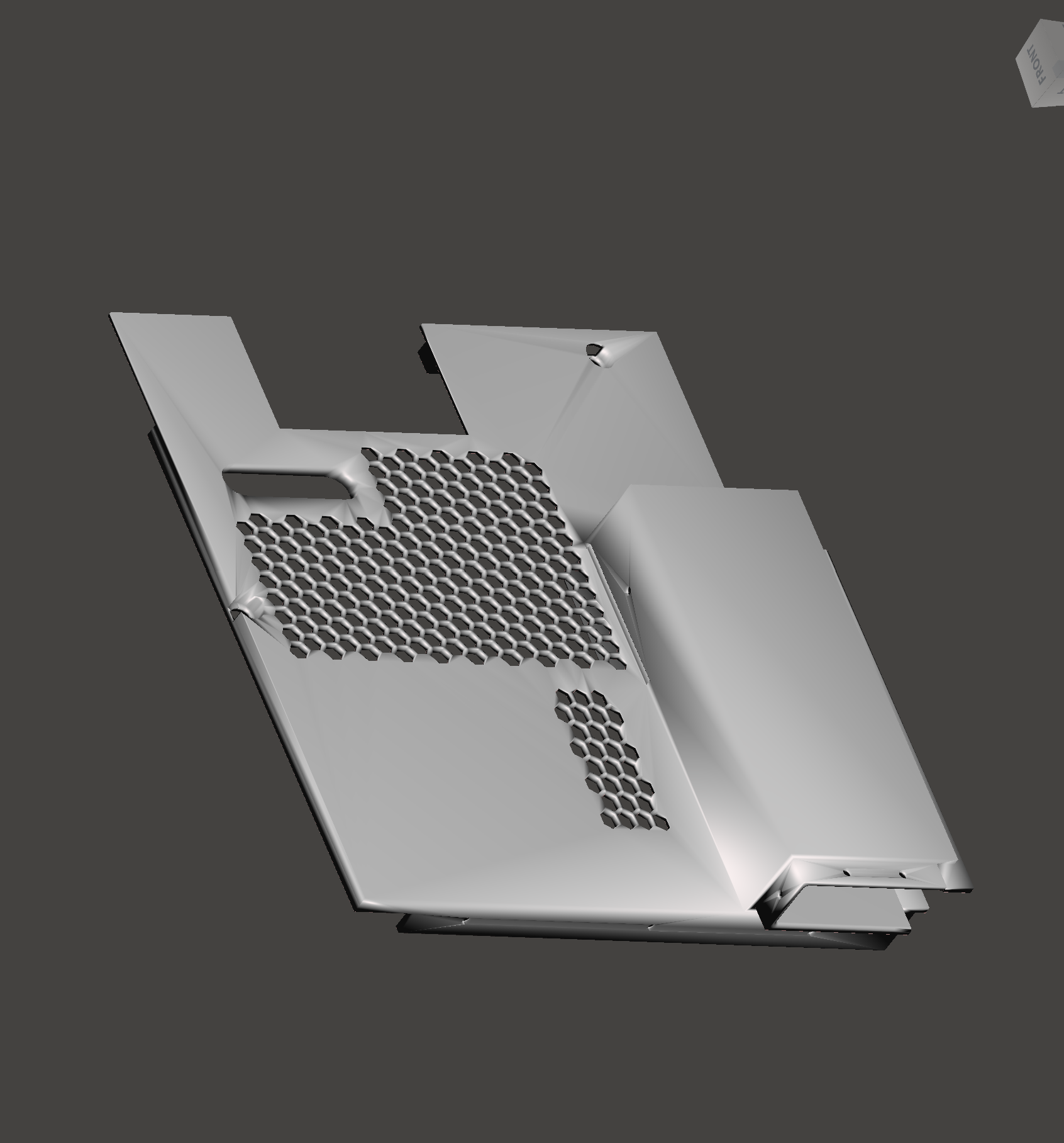 Flashforge Adventurer 5M Enclosure remix top left  for spool holder cutout