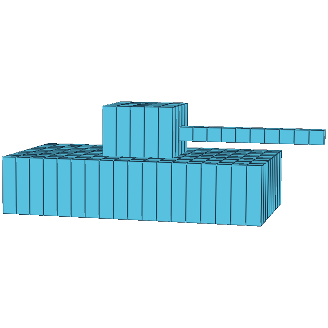 lowest poly tank