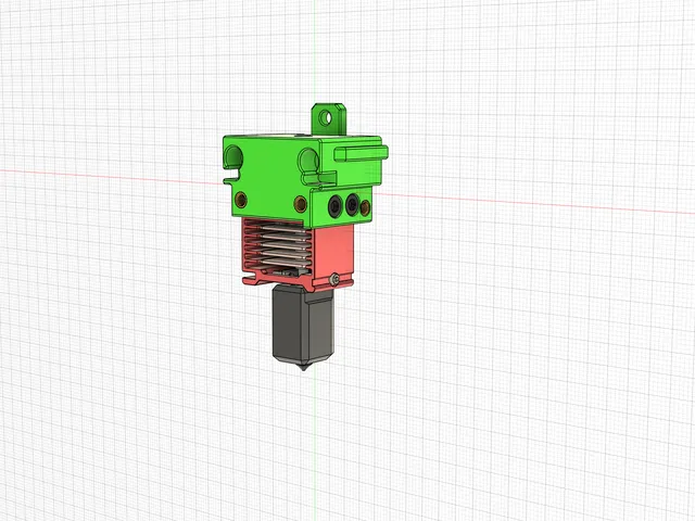 Anthead Bambulab X1C hotend mount