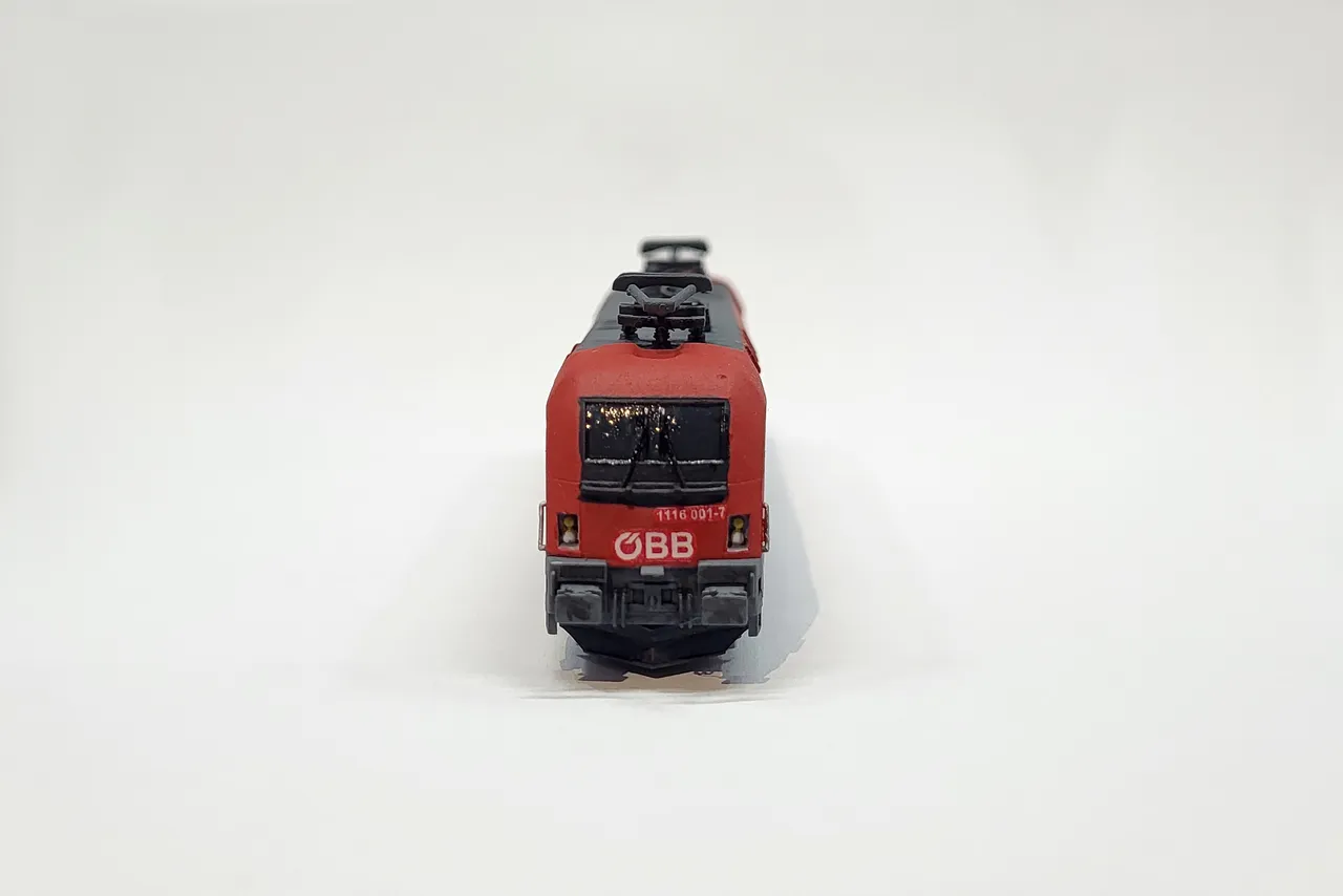 ÖBB 1116 Model Train - Siemens ES64U2 - 1:160 by MRLLRM | Download