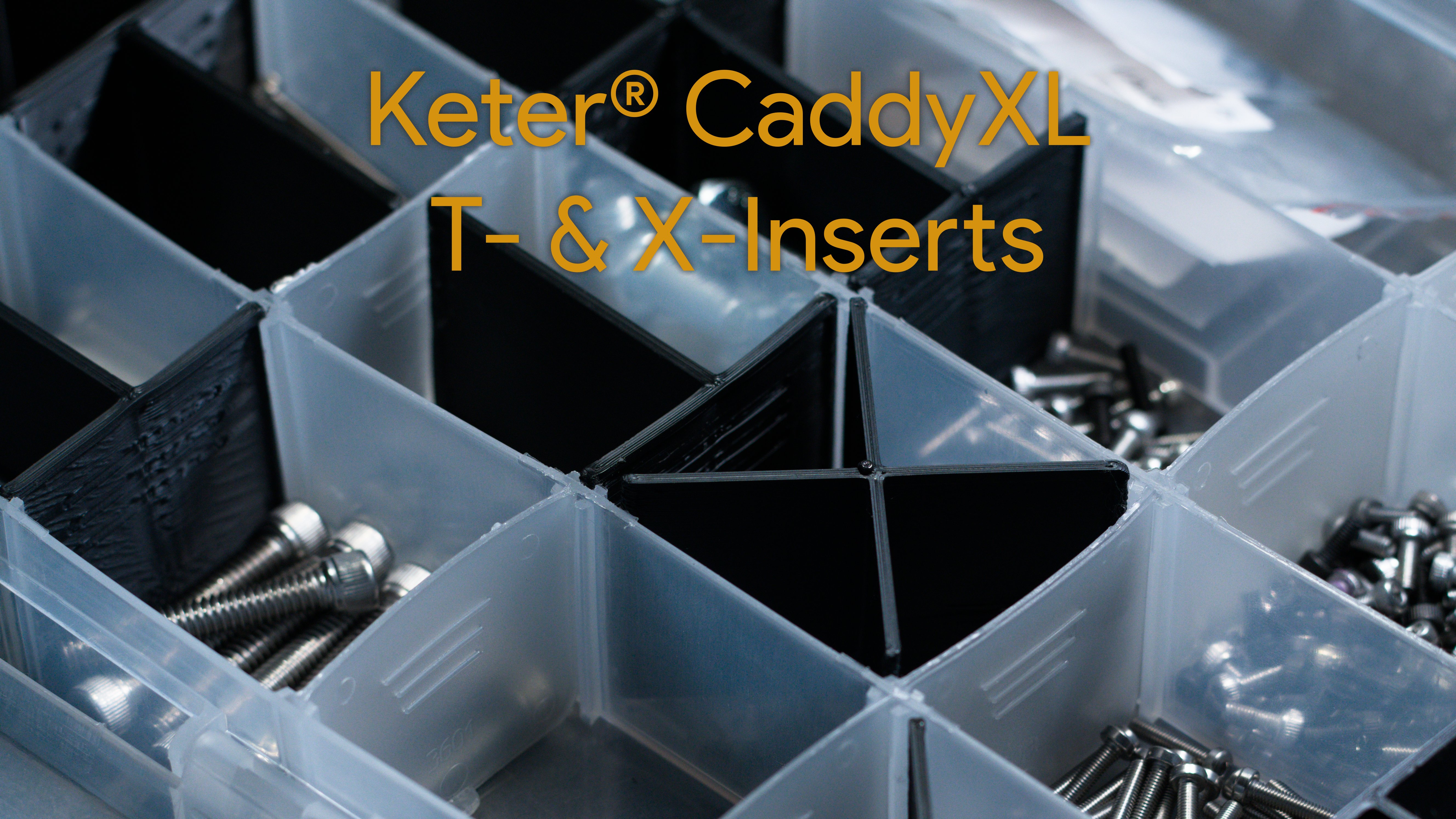 Keter CaddyXL Organizer T- & X-Inserts
