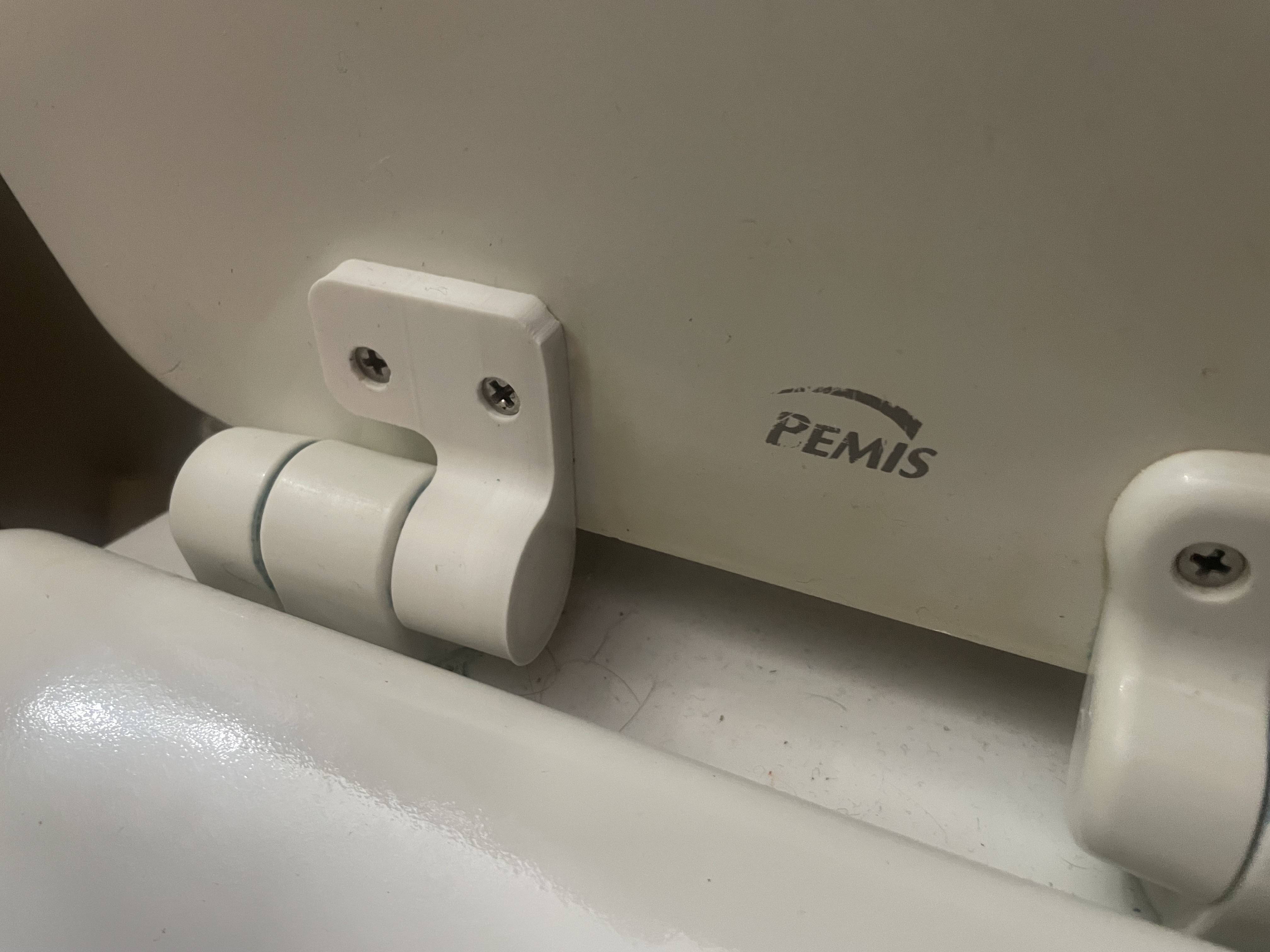 Replacement Left Hinge Part for Bemis Toliet Seat