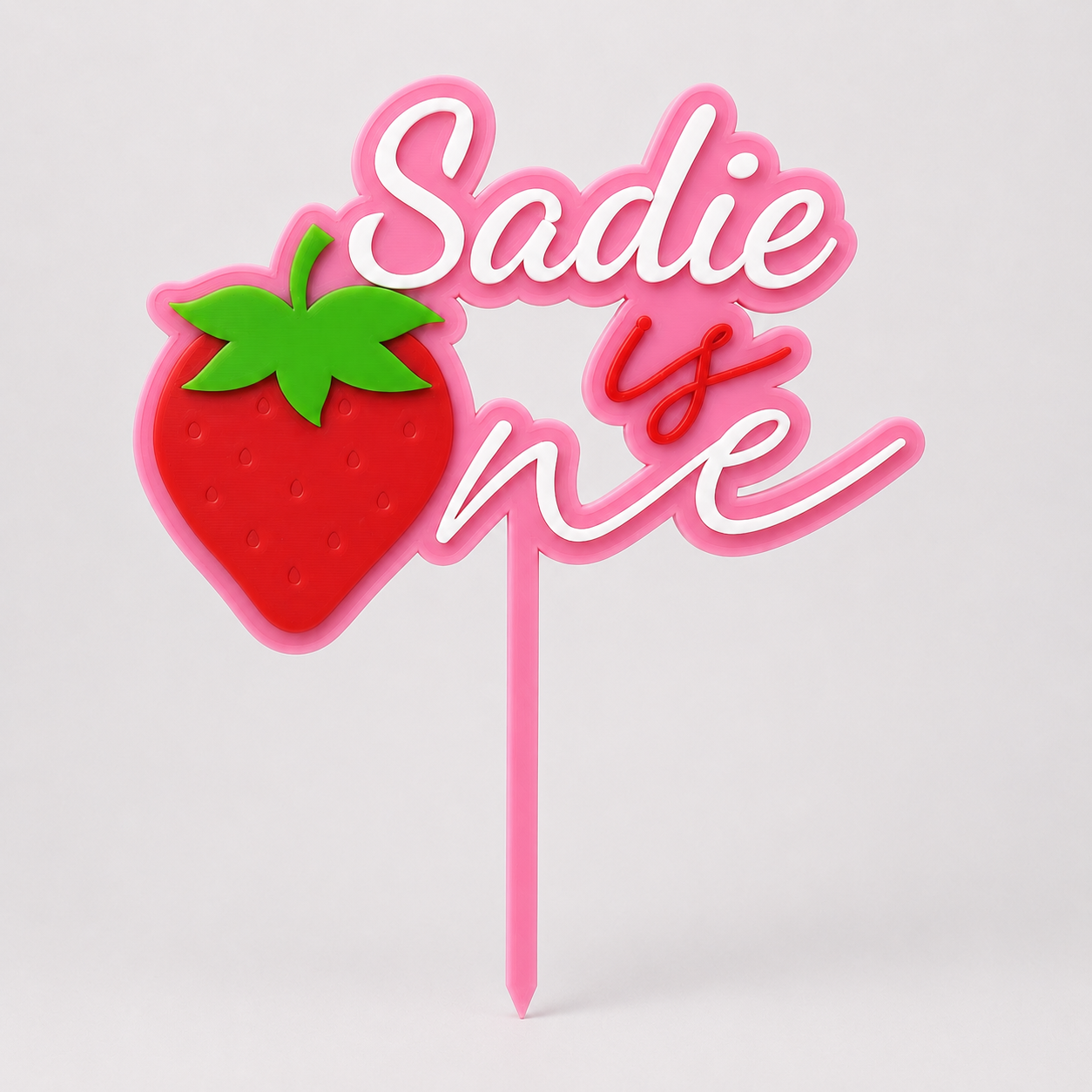 Sadie is One cake topper