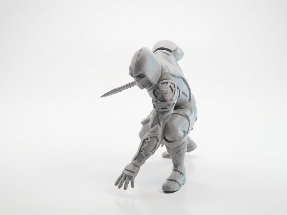 Blade Warrior Armored Figure Fantasy 3D Printable