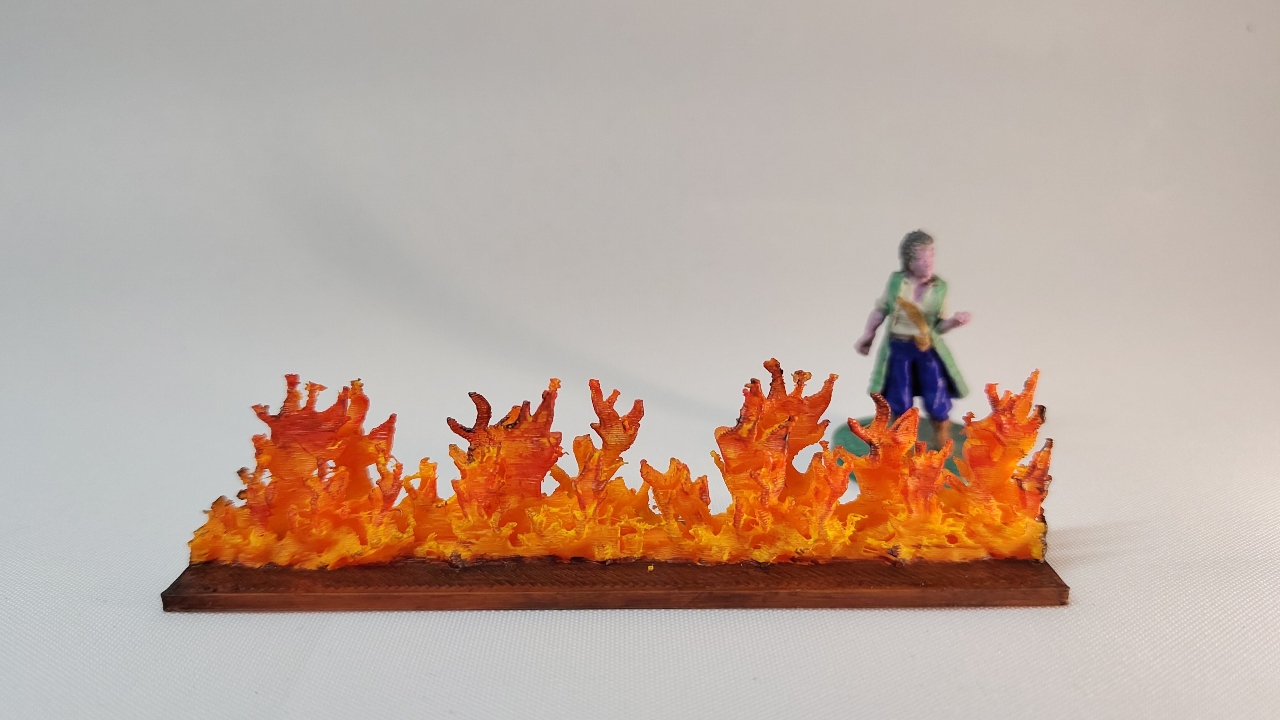 Wall of fire spell - DnD 3D model by Quokka