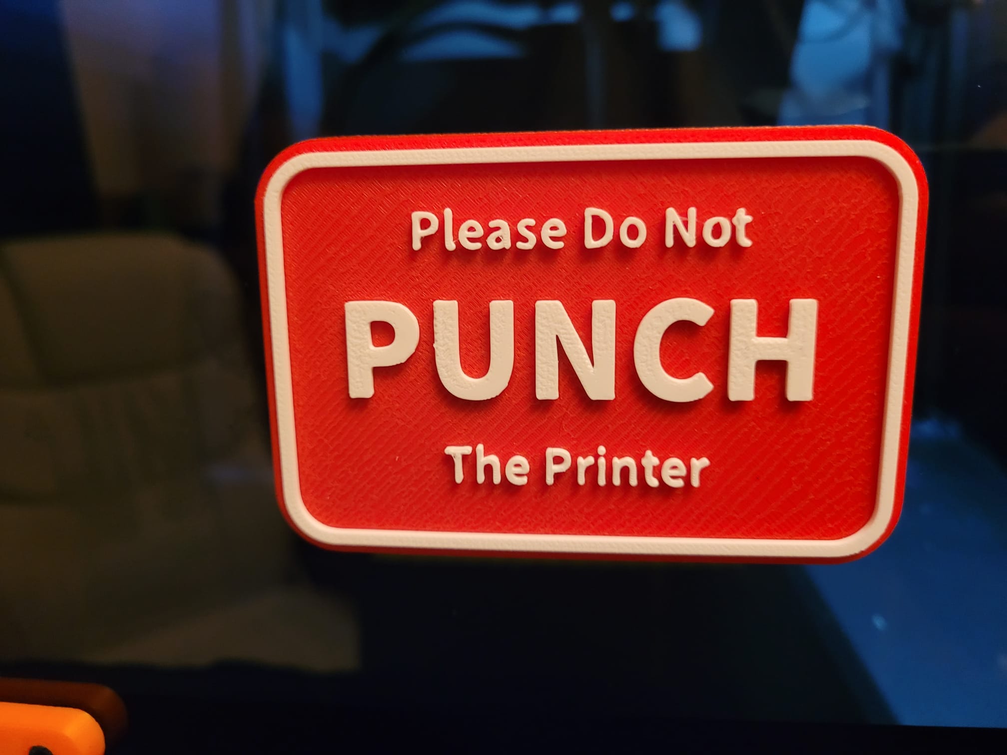Do not PUNCH printer