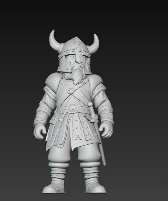 Miniatura 3 do modelo 3D viking warrior