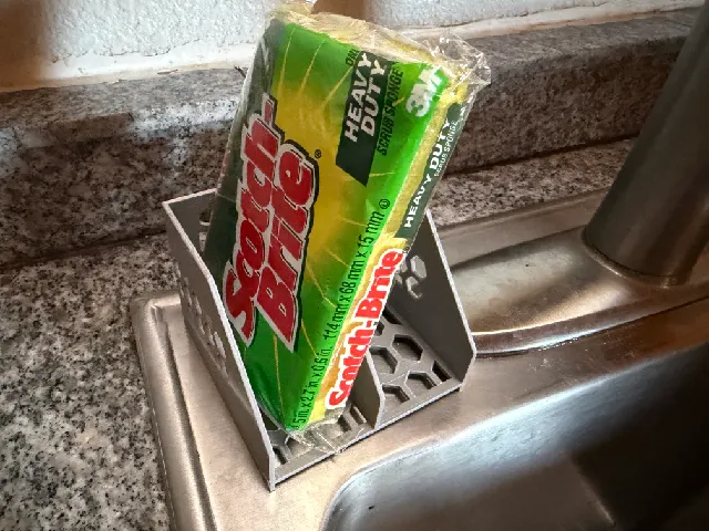 Kitchen sponge holder